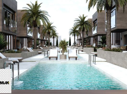 GÜZELÇAMLI'DA ZEVKLE YAŞAYABİLECEĞİNİZ HAVUZLU SİTEDE 3+1 VİLLA